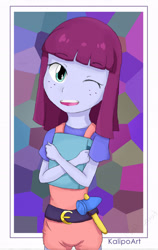 Size: 1947x3079 | Tagged: safe, artist:kalipoart, kimberlite, equestria girls, g4, my little pony equestria girls: better together, school of rock