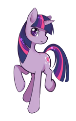 Size: 450x723 | Tagged: safe, artist:azamono, twilight sparkle, pony, unicorn, g4, female, looking at you, mare, simple background, solo, transparent background, unicorn twilight