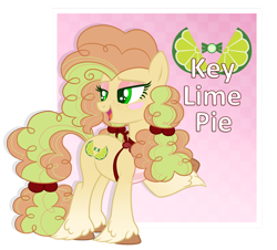 Size: 1280x1158 | Tagged: safe, artist:blazenly-obvious, artist:mint-light, oc, oc only, oc:key lime pie, earth pony, pony, base used, blushing, earth pony oc, eyeshadow, female, freckles, hair tie, lidded eyes, makeup, offspring, parent:cheese sandwich, parent:pinkie pie, parents:cheesepie, simple background, solo, tail tie, transparent background, unshorn fetlocks