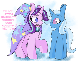 Size: 546x427 | Tagged: safe, artist:bootlegalicorn, starlight glimmer, trixie, g4, female, lesbian, ship:startrix, shipping