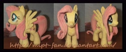 Size: 5496x2256 | Tagged: safe, artist:calusariac, fluttershy, pony, g4, irl, photo, plushie, solo