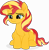 Size: 5582x5659 | Tagged: safe, artist:inaactive, sunset shimmer, pony, unicorn, g4, absurd resolution, cute, movie accurate, sad, shimmerbetes, simple background, solo, sunsad shimmer, transparent background, vector