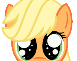 Size: 800x637 | Tagged: safe, artist:banquo0, applejack, earth pony, pony, g4, animated, cute, eye shimmer, gif, howdy, jackabetes, simple background, solo, starry eyes, transparent background, wingding eyes
