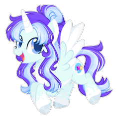 Size: 2384x2496 | Tagged: safe, artist:mint-light, artist:thieeur-nawng, oc, oc only, alicorn, pony, alicorn oc, base used, colored hooves, high res, horn, open mouth, simple background, smiling, solo, transparent background, wings