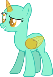 Size: 985x1450 | Tagged: safe, artist:pegasski, oc, oc only, alicorn, pony, g4, wonderbolts academy, alicorn oc, bald, base, eyelashes, female, grin, horn, mare, simple background, smiling, solo, transparent background, two toned wings, wings