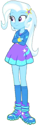 Size: 410x1308 | Tagged: safe, artist:rupahrusyaidi, edit, edited screencap, screencap, trixie, equestria girls, g4, background removed, crossed arms, simple background, solo, transparent background