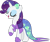 Size: 978x817 | Tagged: safe, artist:pilot231, rarity, pony, unicorn, g4, clothes, dress, eyes closed, female, mare, mermaid tail, mermarity, open mouth, raised hoof, rarity's mermaid dress, shell, simple background, solo, transparent background