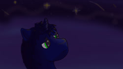 Size: 1280x720 | Tagged: safe, artist:hemlock conium, oc, oc only, pony, unicorn, fanfic:mind over matter, bust, male, night, portrait, solo, stallion