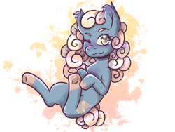 Size: 1280x960 | Tagged: safe, artist:ghostly-alienz, oc, oc only, oc:cotton cozy, earth pony, pony, female, mare, one eye closed, simple background, solo, transparent background, wink