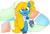 Size: 1280x883 | Tagged: safe, artist:furrgroup, oc, oc only, oc:internet explorer, pony, ask internet explorer, browser ponies, clothes, internet explorer, solo