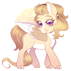 Size: 900x900 | Tagged: safe, artist:sadelinav, oc, oc only, pegasus, pony, female, mare, simple background, solo, transparent background, two toned wings, wings