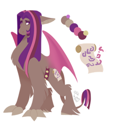 Size: 1024x1079 | Tagged: safe, artist:cyanreef, oc, oc only, oc:athena sparkle, hybrid, color palette, female, interspecies offspring, offspring, parent:scorpan, parent:twilight sparkle, parents:scorlight, simple background, solo, transparent background