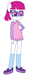 Size: 585x1365 | Tagged: source needed, useless source url, safe, artist:gmaplay, little red, equestria girls, g4, pony ears, simple background, solo, transparent background