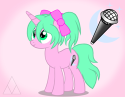 Size: 572x445 | Tagged: safe, oc, oc:magicalmysticva, oc:mystic moonlight, pony, unicorn, cutie mark, microphone