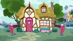 Size: 1280x720 | Tagged: safe, screencap, g4, the fault in our cutie marks, background, no pony, ponyville, scenic ponyville