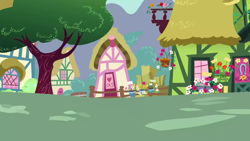 Size: 1280x720 | Tagged: safe, screencap, g4, the fault in our cutie marks, background, no pony, ponyville, scenic ponyville
