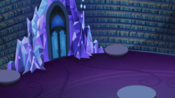 Size: 1280x720 | Tagged: safe, screencap, every little thing she does, g4, background, library, liminal space, no pony, scenic ponyville, twilight's castle, twilight's castle library