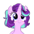 Size: 1280x1280 | Tagged: safe, artist:scarletskitty12, starlight glimmer, pony, unicorn, g4, alternate hairstyle, blushing, cute, female, glimmerbetes, happy, mare, short hair, show accurate, simple background, solo, transparent background