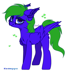 Size: 2080x2252 | Tagged: safe, artist:mint-light, oc, oc only, pegasus, pony, bags under eyes, chest fluff, commission, high res, pegasus oc, simple background, solo, transparent background, wings, ych result