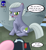 Size: 3840x4154 | Tagged: safe, artist:damlanil, limestone pie, pinkie pie, earth pony, pony, g4, blushing, boulder, camera, comic, duo, ear blush, female, holder's boulder, limetsun pie, looking at you, mare, rock farm, show accurate, sitting, text, tsundere, vector