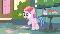 Size: 1280x720 | Tagged: safe, screencap, toola roola, earth pony, pony, fame and misfortune, g4, female, filly, solo