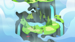 Size: 1280x720 | Tagged: safe, screencap, g4, top bolt, background, no pony, scenic ponyville, waterfall