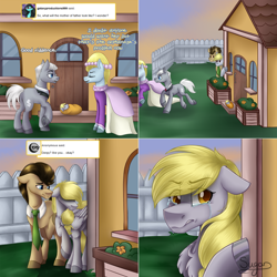 Size: 1402x1402 | Tagged: safe, artist:sugar0612, derpy hooves, doctor whooves, time turner, oc, pony, lovestruck derpy, g4, baby, baby pony, clothes, comic, crossover, crying, doctor who, foal, orphanage, self ponidox, teary eyes, the doctor, time paradox, younger