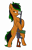 Size: 3048x4784 | Tagged: safe, artist:jedrek_123, derpibooru exclusive, oc, oc only, oc:patutu, pony, ammunition belt, bedroom eyes, bipedal, ear fluff, gun, pkm, simple background, solo, standing, transparent background, weapon