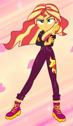Size: 541x934 | Tagged: safe, screencap, sunset shimmer, equestria girls, equestria girls specials, g4, my little pony equestria girls: better together, my little pony equestria girls: sunset's backstage pass, cropped, solo