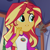 Size: 1052x1044 | Tagged: safe, screencap, sunset shimmer, equestria girls, g4, my little pony equestria girls: legend of everfree, camp everfree outfits, cropped, female, lip bite, solo