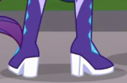 Size: 500x327 | Tagged: safe, screencap, rarity, equestria girls, g4, my little pony equestria girls: better together, super squad goals, boots, boots shot, clothes, cropped, crystal guardian, high heel boots, legs, pictures of legs, shoes
