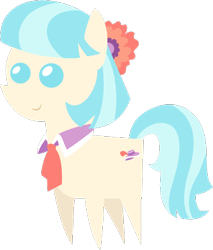 Size: 355x416 | Tagged: safe, artist:zacatron94, editor:slayerbvc, coco pommel, earth pony, pony, g4, cropped, female, mare, pointy ponies, simple background, solo, transparent background