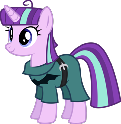 Size: 4000x4086 | Tagged: safe, artist:melisareb, gameloft, starlight glimmer, pony, unicorn, g4, .svg available, absurd resolution, alternate hairstyle, female, implied maud pie, mare, simple background, solo, transparent background, vector
