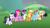 Size: 1920x1080 | Tagged: safe, screencap, applejack, fluttershy, pinkie pie, rainbow dash, rarity, spike, twilight sparkle, alicorn, dragon, earth pony, pegasus, pony, unicorn, g4, the ending of the end, female, male, mane seven, mane six, mare, twilight sparkle (alicorn), winged spike, wings