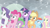 Size: 1920x1080 | Tagged: safe, screencap, applejack, fluttershy, pinkie pie, rainbow dash, rarity, spike, twilight sparkle, alicorn, dragon, earth pony, pegasus, pony, unicorn, g4, the ending of the end, female, force field, male, mane seven, mane six, mare, twilight sparkle (alicorn), winged spike, wings