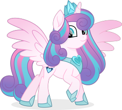 Size: 6048x5480 | Tagged: safe, artist:inaactive, princess flurry heart, pony, g4, absurd resolution, older, older flurry heart, simple background, solo, transparent background, vector