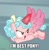 Size: 500x511 | Tagged: safe, edit, edited screencap, screencap, cozy glow, alicorn, pony, g4, the ending of the end, alicornified, caption, cozycorn, cropped, image macro, race swap, solo, text