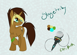 Size: 2912x2059 | Tagged: safe, artist:stagetechyart, oc, oc only, oc:stagetechy, pony, unicorn, female, high res, horn, looking up, reference sheet, solo, unicorn oc