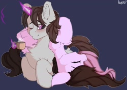 Size: 2048x1448 | Tagged: safe, artist:avery-valentine, oc, oc:chia scarlet, bat pony, pony, unicorn, sleeping