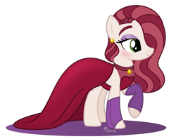 Size: 2159x1708 | Tagged: safe, artist:strawberry-spritz, oc, oc only, earth pony, pony, female, mare, offspring, parent:doctor caballeron, parent:photo finish, simple background, solo, transparent background