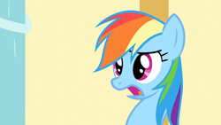Size: 1280x723 | Tagged: safe, screencap, rainbow dash, pegasus, pony, g4, party of one, female, mare, solo