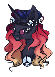 Size: 2516x3543 | Tagged: safe, artist:safizejaart, oc, oc only, oc:tassetaia, pony, unicorn, glasses, high res, horn, simple background, transparent background, unicorn oc