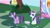 Size: 1280x720 | Tagged: safe, screencap, rarity, twilight sparkle, pony, unicorn, g4, my little pony: friendship is magic, party of one, box, duo, duo female, female, mare, unicorn twilight