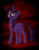 Size: 1496x1920 | Tagged: safe, artist:nebulastar985, oc, oc only, oc:midnight star, pony, unicorn, fanfic:midnight star, abstract background, female, grin, horn, mare, smiling, solo, unicorn oc