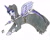 Size: 1563x1235 | Tagged: safe, artist:assertiveshypony, twilight sparkle, alicorn, pony, g4, black coat, bodypaint, bone, drawing, grim reaper, magic, scythe, simple background, solo, traditional art, twilight sparkle (alicorn), white background