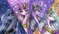 Size: 768x443 | Tagged: safe, artist:runatfox, princess cadance, princess celestia, princess luna, twilight sparkle, alicorn, pony, g4, alicorn tetrarchy, twilight sparkle (alicorn)