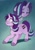 Size: 904x1280 | Tagged: safe, artist:hattiezazu, starlight glimmer, pony, unicorn, g4, my little pony: friendship is magic, the cutie map, colored hooves, crying, egalitarianism, equal cutie mark, floppy ears, karma, messy mane, payback, sad, solo