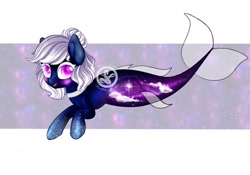 Size: 1280x897 | Tagged: safe, artist:keeka-snake, oc, oc only, merpony, female, obtrusive watermark, solo, watermark