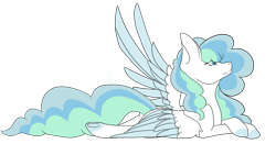Size: 1280x720 | Tagged: safe, artist:dashie3333, oc, oc only, oc:sky skater, pegasus, pony, female, head up, looking up, lying down, mare, pegasus oc, prone, simple background, solo, transparent background, wings