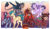 Size: 3500x2000 | Tagged: safe, artist:squishkitti, gallus, ocellus, sandbar, silverstream, smolder, yona, changedling, changeling, classical hippogriff, dragon, earth pony, griffon, hippogriff, pony, yak, g4, alternate color palette, alternate eye color, alternate hair color, alternate hairstyle, alternate tail color, alternate tailstyle, beak, bell, blank flank, blaze (coat marking), blue eyes, bracelet, braid, braided ponytail, brown fur, brown hair, brown hooves, carapace, changeling horn, chest fluff, cloven hooves, coat markings, colored belly, colored claws, colored eyebrows, colored hooves, colored horns, colored pinnae, colored sclera, colored wings, cowbell, cream coat, cream hooves, curved horns, dragoness, ear markings, ear piercing, earring, eye clipping through hair, eyebrows, eyebrows visible through hair, eyelashes, facial markings, fangs, feather, female, fin ears, floppy ears, flying, folded wings, freckles, frown, glowing, gradient background, gradient wings, gray body, gray feathers, gray sclera, green eyes, group, group shot, high res, hooves, horn, horn ring, jewelry, leg fluff, leg markings, leonine tail, looking at someone, looking back, looking down, looking up, male, necklace, open beak, open mouth, open smile, orange hair, orange tail, pale belly, partially open wings, passepartout, piercing, pink feathers, ponytail, profile, purple eyes, purple hooves, quadrupedal, quadrupedal smolder, raised hoof, raised leg, redesign, ring, scaled underbelly, seashell, segmented body, segmented legs, sextet, sharp teeth, shiny belly, shiny hair, shiny mane, shiny tail, signature, smiling, smiling at someone, socks (coat markings), speedpaint available, standing on three hooves, striped hair, striped tail, striped wings, student six, tail, teenager, teeth, three quarter view, tied hair, transparent mane, transparent tail, two toned ears, two toned mane, two toned tail, two toned wings, wall of tags, wavy mane, wavy tail, wing markings, wing stripes, wings, yellow eyes